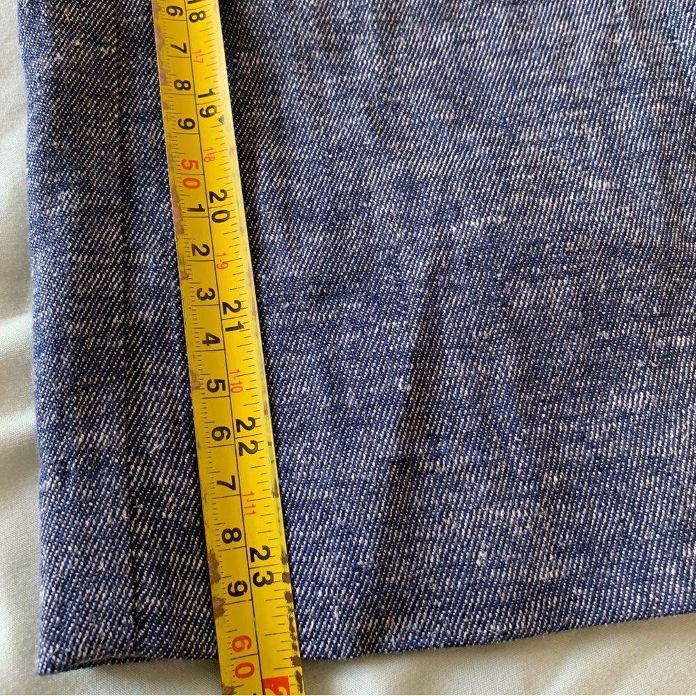 Chicos Black Label Linen Twill Jumpsuit Wide Leg Removable Straps Sz 8 (M) - Picture 6 of 12